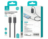 USAMS Kabel US-SJ691 60W USB-C do USB-C 1m czarny - 1569097 - zdjęcie 13